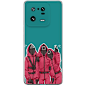 Pikkukuva 1 / 3: Xiaomi 13 Pro Läpinäkyvä kuori Squid Game Hahmot Graafinen Suunnittelu Sarjakuvasarjan Hahmot Suosittu TV-Teema Aasialainen Tyyli Jännittävä Tre