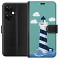Kompatibelt Lommeboketui til OnePlus Nord CE 3 Lite Turkis firefarget grafikk turkis