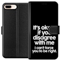 Miniatyrbilde 1 av 3: Apple iPhone 8 Plus Lommeboketui Tekst
