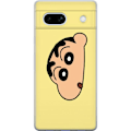 Pikkukuva 1 / 3: Google Pixel 7a Läpinäkyvä kuori Peeking Shinchan