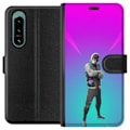 Miniatyrbillede 1 af 3: Sony Xperia 5 IV Tegnebogsetui sort ridder fortnite