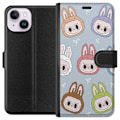Miniatyrbillede 1 af 3: Apple iPhone 14 Tegnebogsetui Pastel Labubu