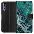 Pikkukuva 1 / 3: Huawei P20 Pro Lompakkokotelo Marmor