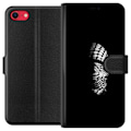 Pikkukuva 1 / 3: Apple iPhone 7 Lompakkokotelo Keffiyeh-kuviointi - klassinen palestiinalainen mustavalkoinen shaali, jolla on kulttuurinen merkitys