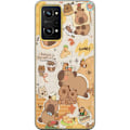 Pikkukuva 1 / 3: Realme GT Neo 3T Läpinäkyvä kuori Kawaii capybara mobilskal med gulliga djurmotiv