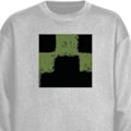 Pikkukuva 1 / 3: Collegepaita lapsille | Pehmeä ja Klassinen Collegepaita A Minecraft Movie harmaa one size