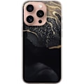Pikkukuva 1 / 3: Apple iPhone 16 Pro Läpinäkyvä kuori Musta kulta abstrakti
