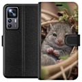 Miniatyrbillede 1 af 3: Xiaomi 12T Pro Tegnebogsetui Rotte Smilende Dyremotiv By Motiv Urban Grafisk Design Populært Sjovt Motiv Kunstart Stil