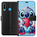 Miniatyrbillede 1 af 3: Huawei P30 lite Tegnebogsetui Strawberry Stitch