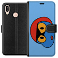 Pikkukuva 1 / 3: Huawei P20 lite Lompakkokotelo Bold Bot Head