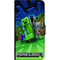 Pikkukuva 3 / 3: OnePlus 8 Lompakkokotelo Minecraft Creeper mobilskal i klassisk grön pixelstil