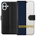 Miniatyrbillede 1 af 3: Apple iPhone 16 Plus Tegnebogsetui Norrköping – fodbold