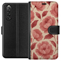 Miniatyrbilde 1 av 3: Sony Xperia 10 V Lommeboketui Rose Blomst