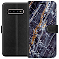 Pikkukuva 1 / 3: Samsung Galaxy S10+ Lompakkokotelo Marmori