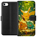 Miniatyrbillede 1 af 3: Apple iPhone 6s Tegnebogsetui Pixelmonster spillestil - farverig design til retro-elskende gamere