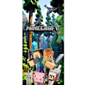 Pikkukuva 4 / 4: Apple iPhone 13 Pro Lompakkokotelo Minecraft-matkapuhelinkotelo metsällä ja pikselityylisillä hahmoilla