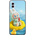 Pikkukuva 1 / 3: Samsung Galaxy Xcover6 Pro Läpinäkyvä kuori Labubu Stripe Attack - Raidat kohtaavat hirviöt