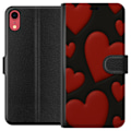 Miniatyrbild 1 av 3: Apple iPhone XR Plånboksfodral Red Velvet Hearts