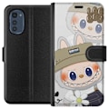 Pikkukuva 1 / 3: Motorola Moto E32s Lompakkokotelo Labubu Minimal Mood - Yksink
