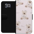 Miniatyrbillede 1 af 3: Samsung Galaxy Alpha Tegnebogsetui Teddy Dior Vibes - luksuriøs bamse i modetil