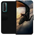 Miniatyrbillede 1 af 3: Huawei P smart 2021 Tegnebogsetui Drage Træner