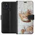 Miniatyrbillede 1 af 3: Samsung Galaxy A21s Tegnebogsetui Kat