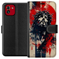 Pikkukuva 1 / 3: Samsung Galaxy A03 Lompakkokotelo Jeesus ristillä - kristilli