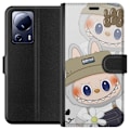 Pikkukuva 1 / 3: Xiaomi 13 Lite Lompakkokotelo Labubu Minimal Mood - Yksinkertainen ja tyylikäs hirviösuunnittelu