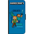 Miniatyrbillede 3 af 3: Nokia 2.4 Tegnebogsetui Minecraft Huler