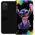 Kompatibel Tegnebogsetui til Samsung Galaxy A03s Lilo og Stitch