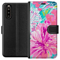 Miniatyrbillede 1 af 3: Sony Xperia 10 II Tegnebogsetui Blomsterrebs