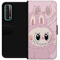 Miniatyrbillede 1 af 3: Huawei P smart 2021 Tegnebogsetui Labubu Floral Freak