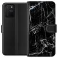 Kompatibel Tegnebogsetui til Samsung Galaxy S10 Lite Sort marmor