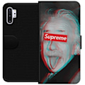 Pikkukuva 1 / 3: Samsung Galaxy Note10+ Lompakkokotelo Supreme Albert Einstein 3D Motiivi Katumuoti Suunnittelu Suosittu Tiede Ikoni Kaupunkitaide