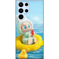 Pikkukuva 1 / 3: Samsung Galaxy S22 Ultra 5G Läpinäkyvä kuori Labubu Macaron-sarja