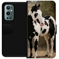 Miniatyrbillede 1 af 3: OnePlus 9 Pro Tegnebogsetui Smuk Hest - elegant illustration af hestemotiv