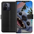 Pikkukuva 1 / 3: Xiaomi Redmi 12C Lompakkokotelo Stitch-matkapuhelinkotelo, jossa on suloiset ystävyysmaalaukset.