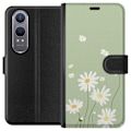 Miniatyrbillede 1 af 3: OnePlus Nord CE4 Lite Tegnebogsetui Præstekraver - blomstret
