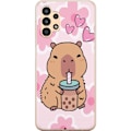Pikkukuva 1 / 3: Samsung Galaxy A13 Läpinäkyvä kuori Kawaii Capybara Sydän