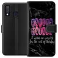 Kompatibelt Plånboksfodral till Samsung Galaxy A40 Hakuna Matata