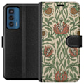 Miniatyrbillede 1 af 3: Motorola Edge 20 Pro Tegnebogsetui Blad Detaljer
