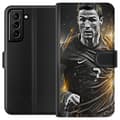 Kompatibelt Lommeboketui til Samsung Galaxy S21+ 5G Ronaldo