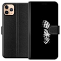Miniatyrbillede 1 af 3: Apple iPhone 11 Pro Max Tegnebogsetui Keffiyeh-mønster - klassisk sort-hvid palæstinensisk tørklæde med kulturel betydning