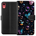 Miniatyrbillede 1 af 3: Apple iPhone XR Tegnebogsetui  Mickey Mouse Disney Bobler Design Sjovt Motiv Populær Disneyfigur Tegneserie Børneklassiker