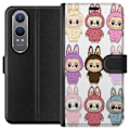 Miniatyrbillede 1 af 3: OnePlus Nord CE4 Lite Tegnebogsetui Labubu Pink Monster - Popkunst med Kawaii-touch
