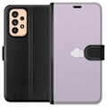Pikkukuva 1 / 3: Samsung Galaxy A53 5G Lompakkokotelo Lila Pilvi - minimalistinen pilvi lila taustalla