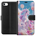 Pikkukuva 1 / 3: Apple iPhone 6 Lompakkokotelo Yksisarvinen Candy Pastel Kawaii Suunnittelu Söpö Suosittu Väri Graafinen Trendi Lapsen Teema Fantasia Taide