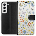 Miniatyrbillede 1 af 3: Samsung Galaxy S22 5G Tegnebogsetui Sommerblomster