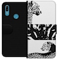 Pikkukuva 1 / 3: Huawei Y6 (2019) Lompakkokotelo Leopard Faces