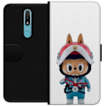 Miniatyrbillede 1 af 3: Nokia 2.4 Tegnebogsetui How2work Labubu Monstre x Ultraman Blu